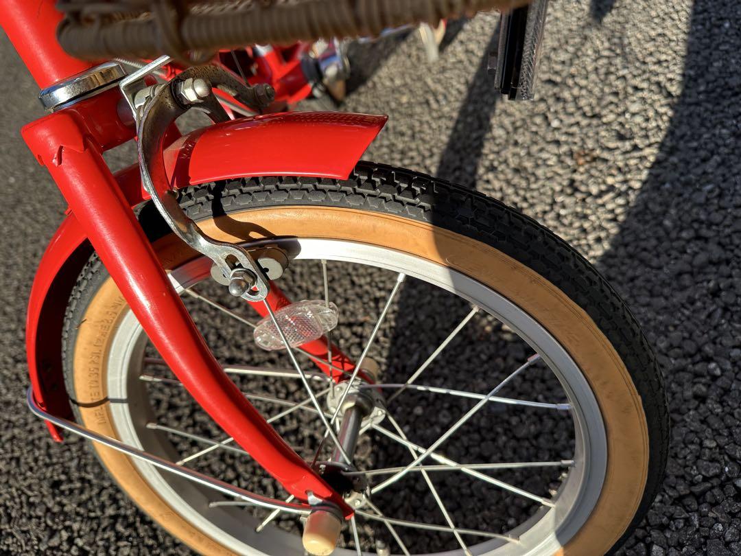 ブリヂストン】キッズ向け自転車 ハッチ 16インチ レッド