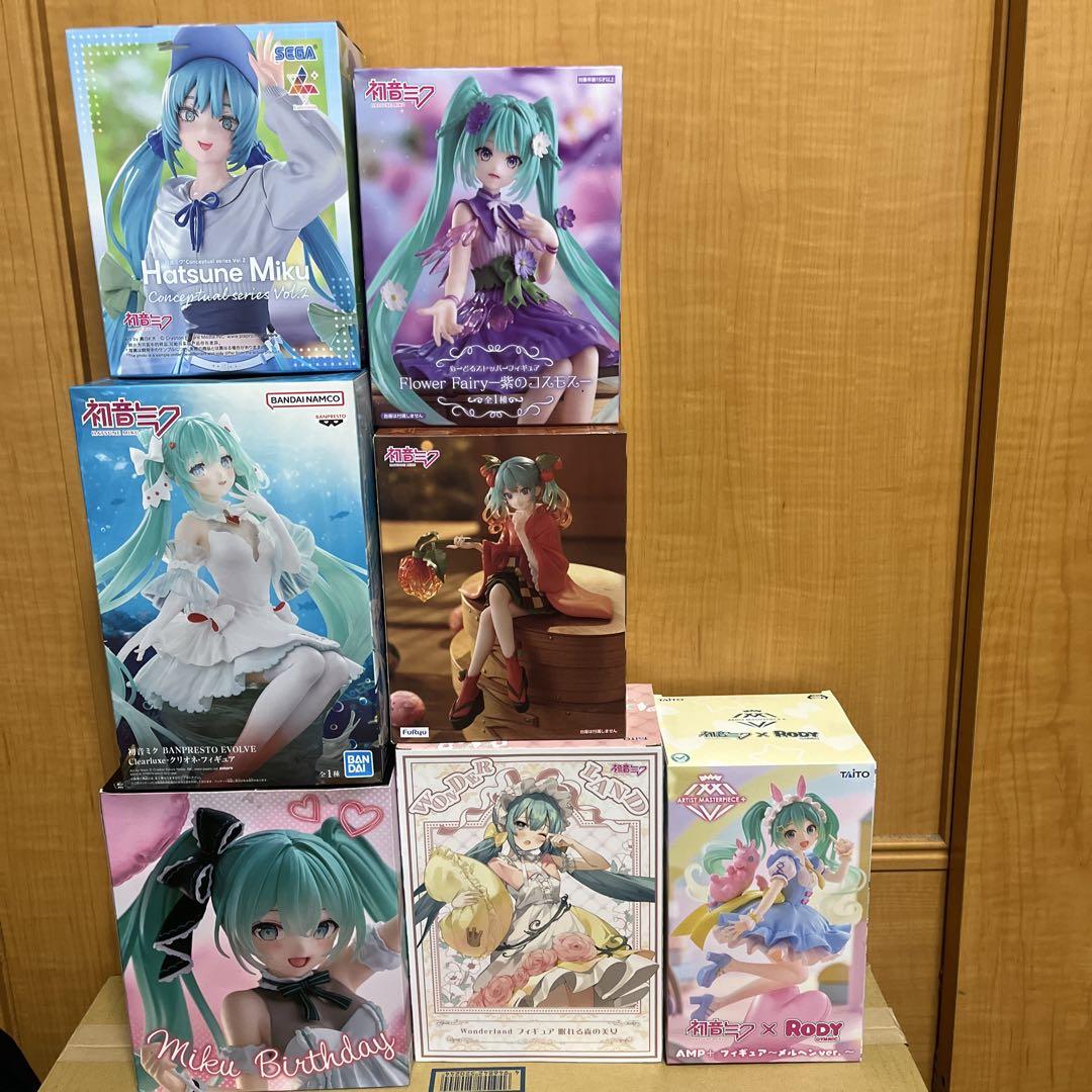 【初音ミク】フィギュア　6点まとめ売り 早い者勝ち！初音ミク6体セット！！フィギュアまとめ売り - メルカリ