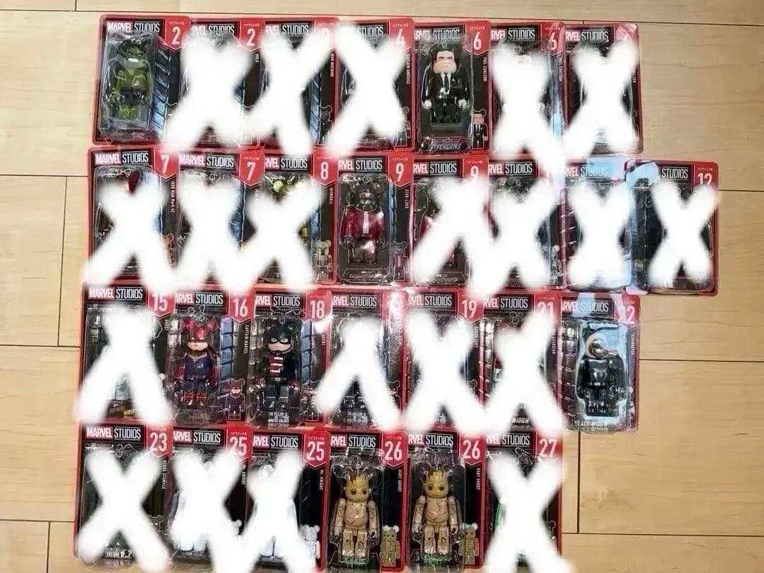 MARVEL ハッピーくじ BE@BRICK