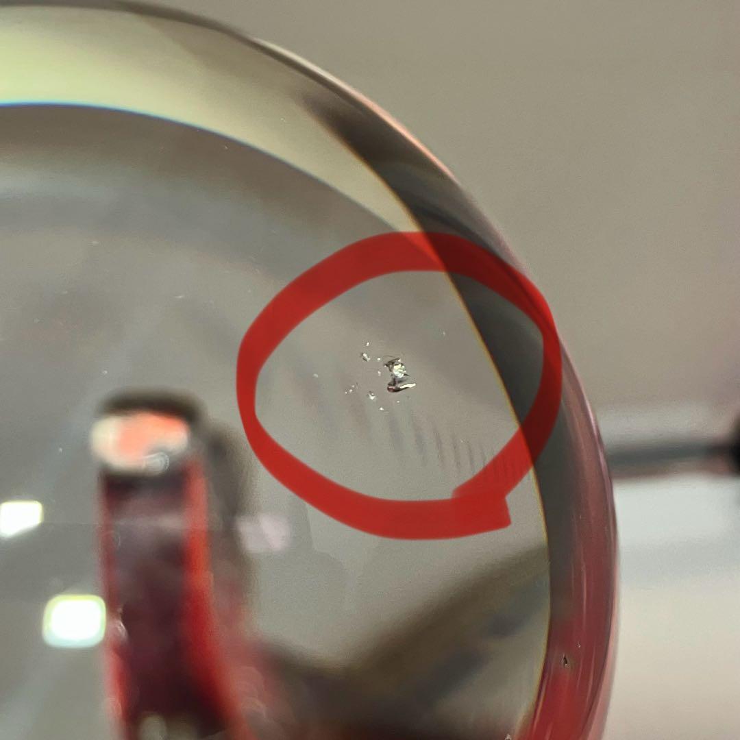 水晶玉 木製スタンド付き 直径10cm 重さ1.41kg 水晶玉 木製スタンド付き 直径10cm 重さ1.41kg