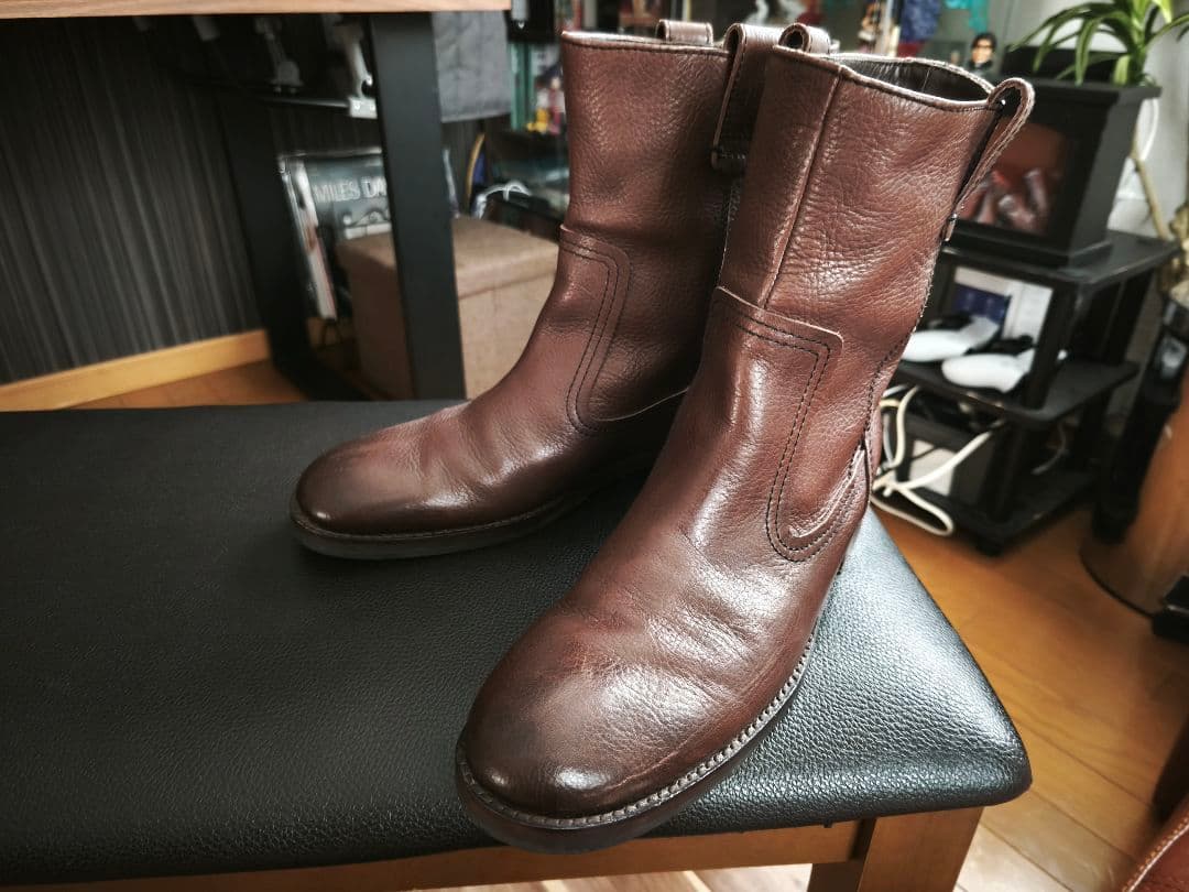 665R ペコスブーツ　25.0　リーガル　 ダークブラウン