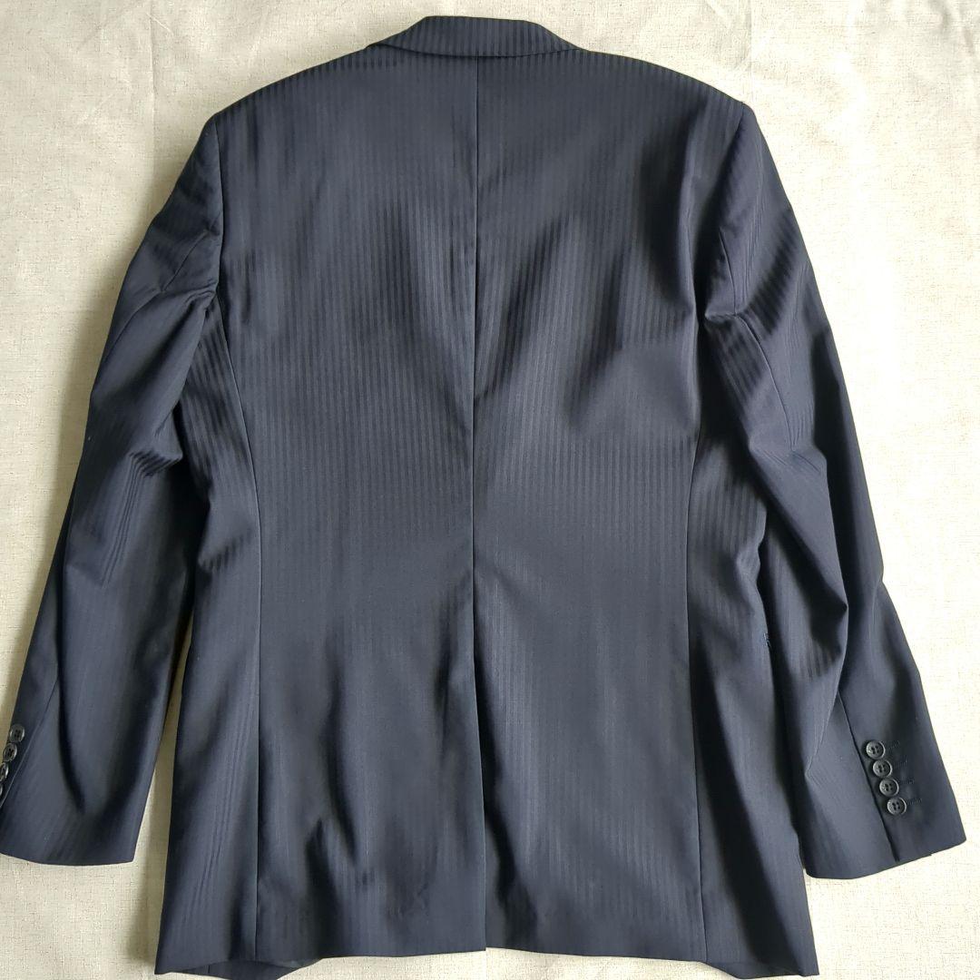 【美品】エドワーズ✕レダREDA ネイビー ストライプ スーツ 175 A6