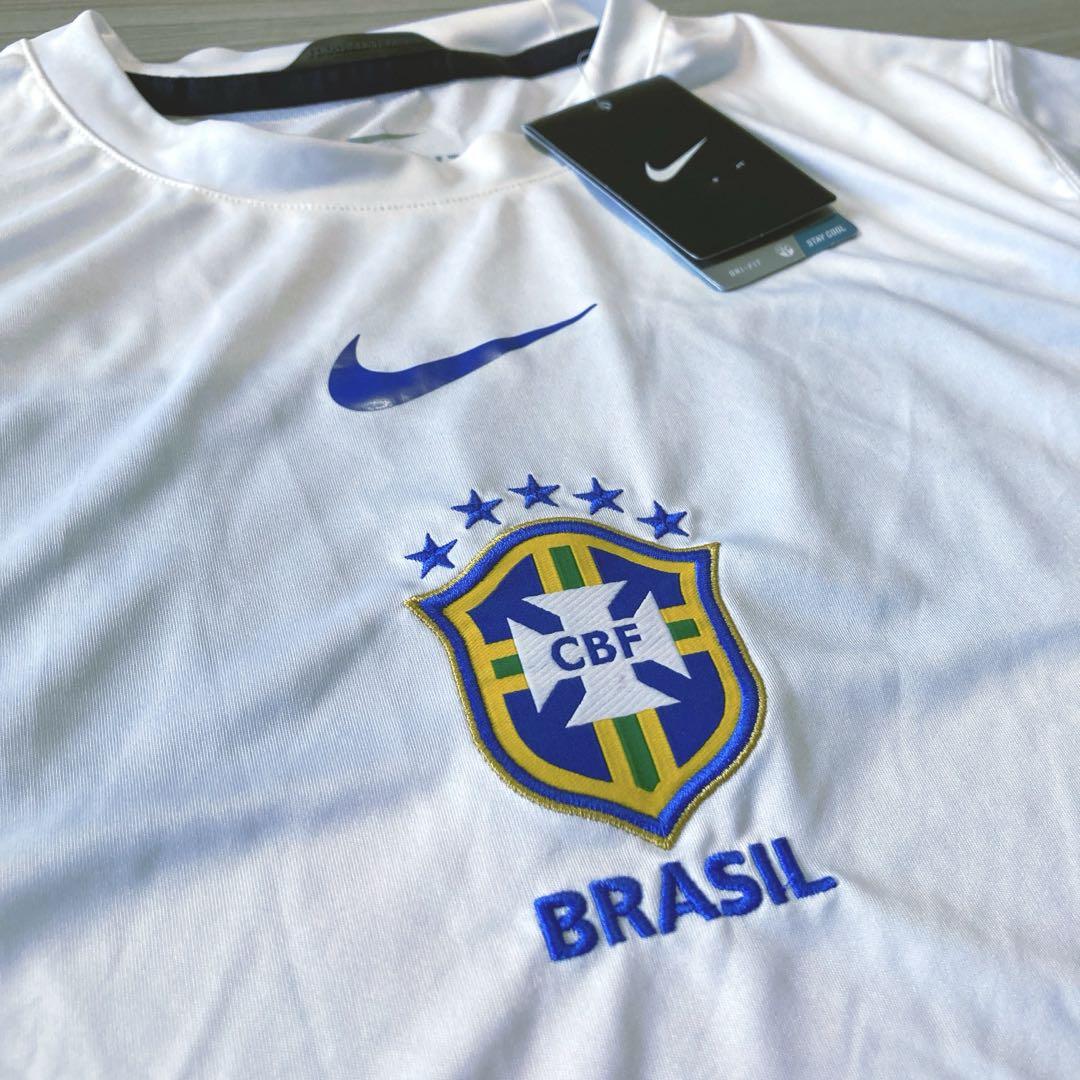【タグ付・新品未使用】ブラジル代表 2010 プレマッチ トレーニングトップ L