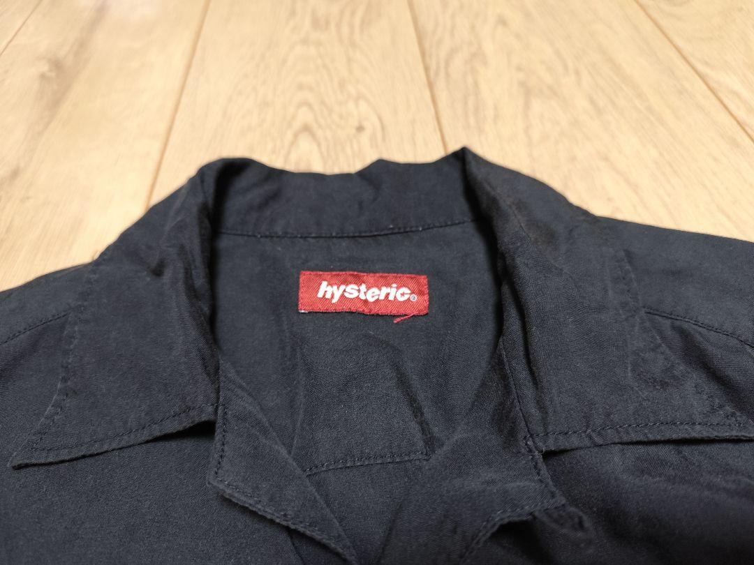 Hysteric Glamour 半袖 古着トップス 刺繍 開襟 ワークシャツ