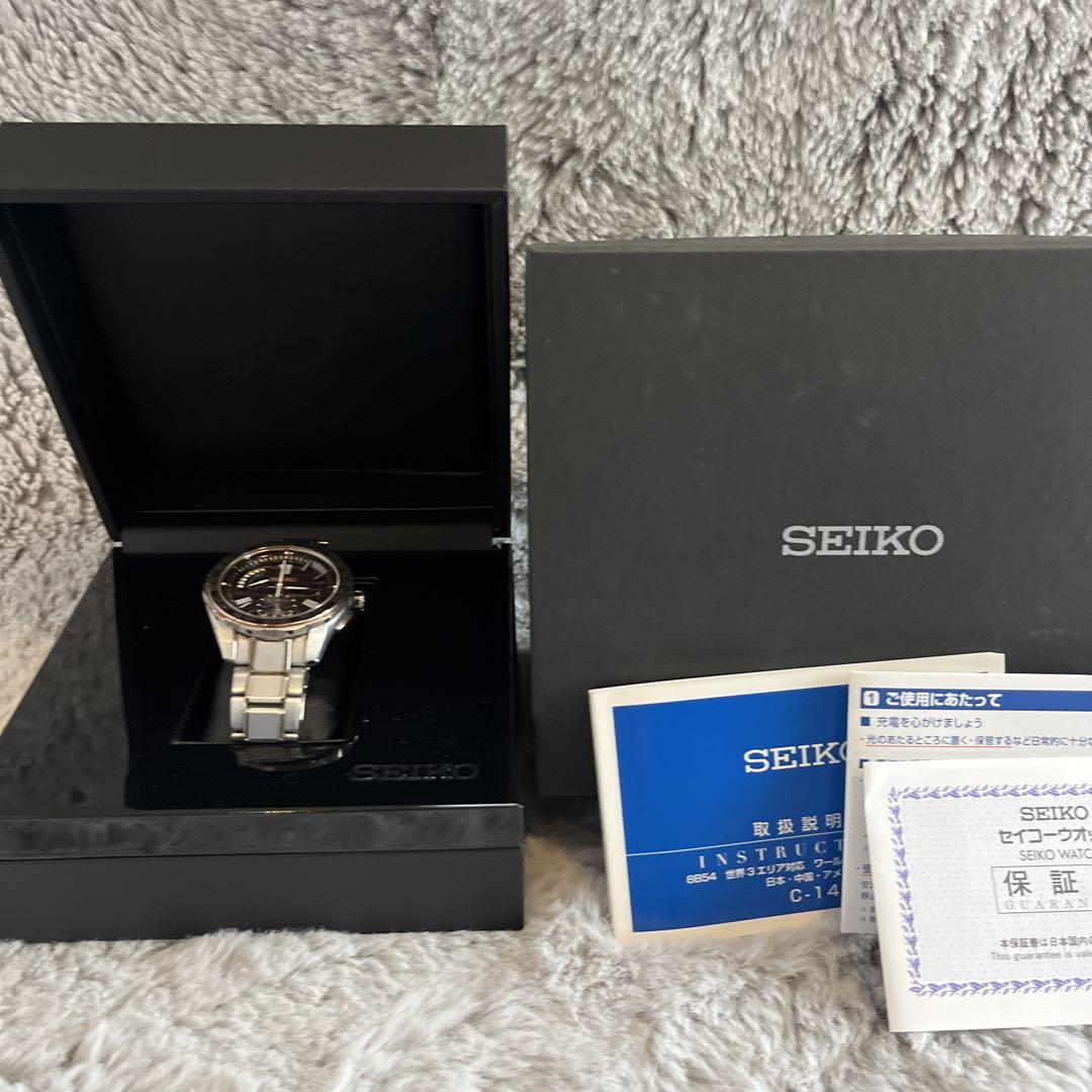 SEIKO SAGA188/8B54-0BH0 クォーツ45周年記念モデル電波