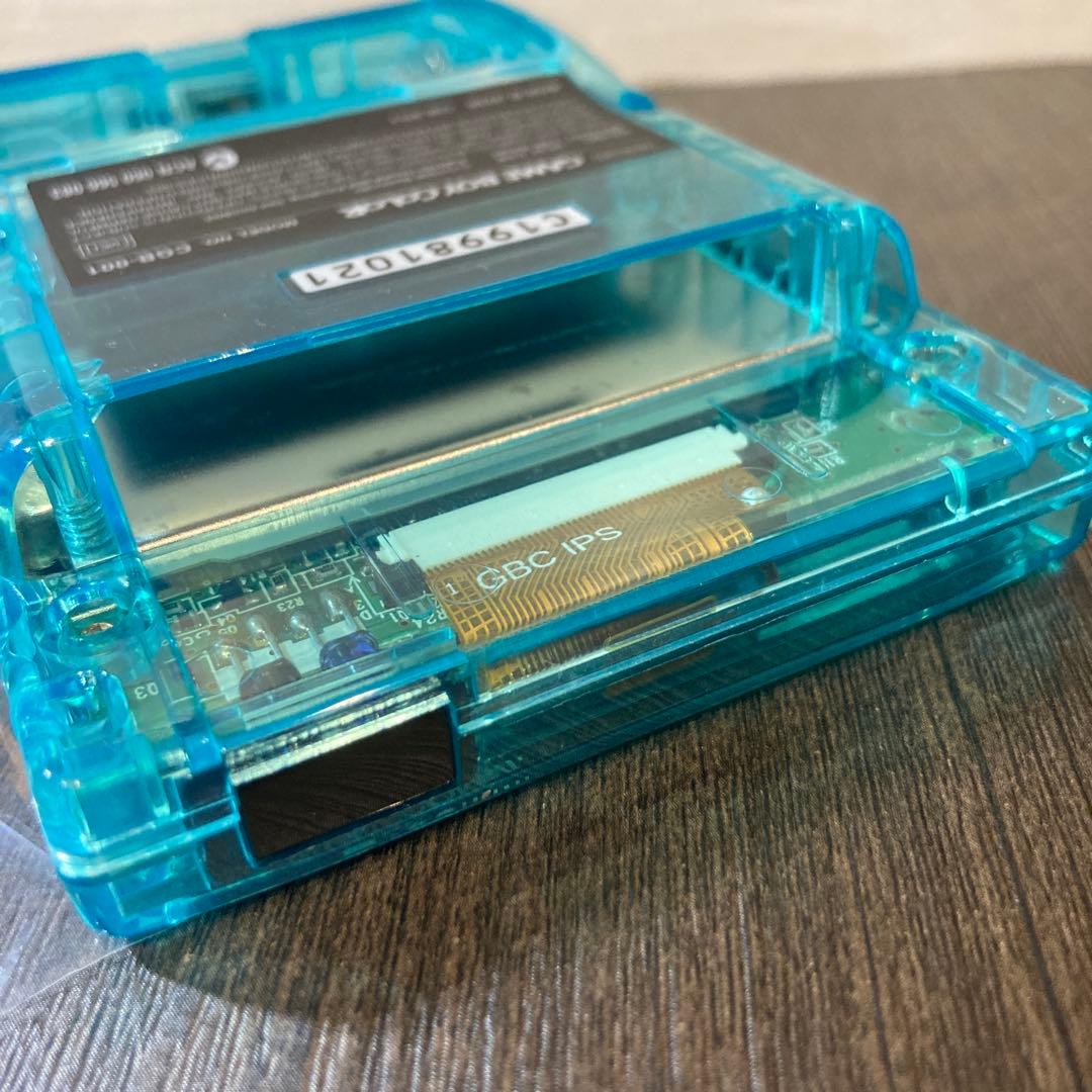 【ゲームボーイカラー】 IPS液晶 カスタム GBC クリアブルー 【ゲームボーイカラー】 IPS液晶 カスタム GBC クリアブルー