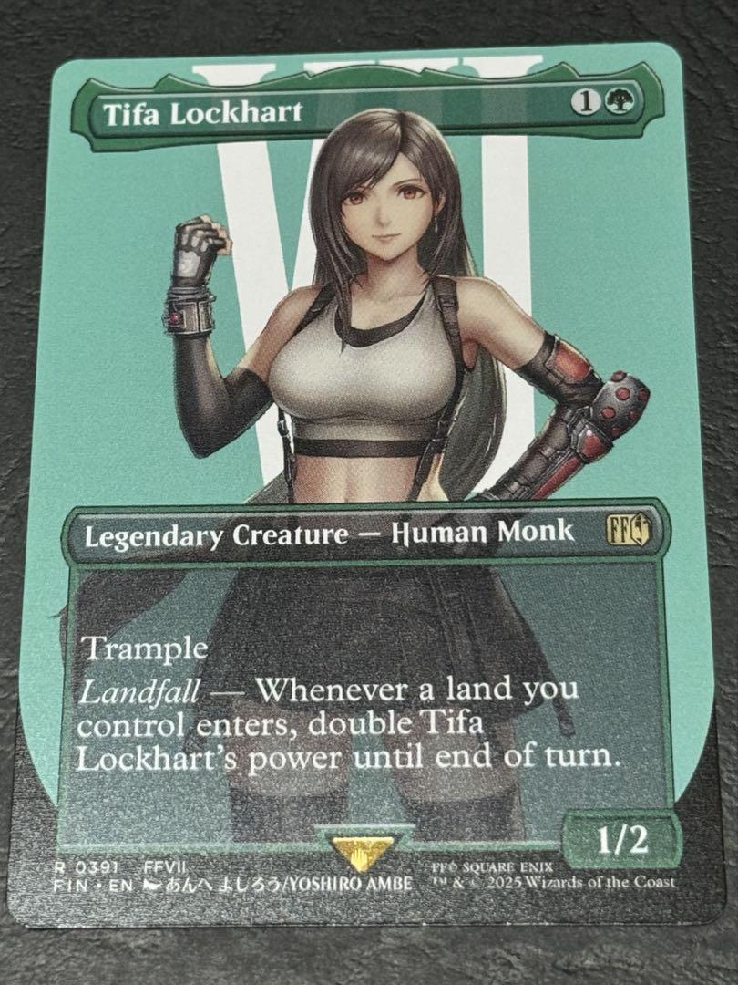 ティファ・ロックハート 英語版 サージFoil MTG FFコラボ FF7