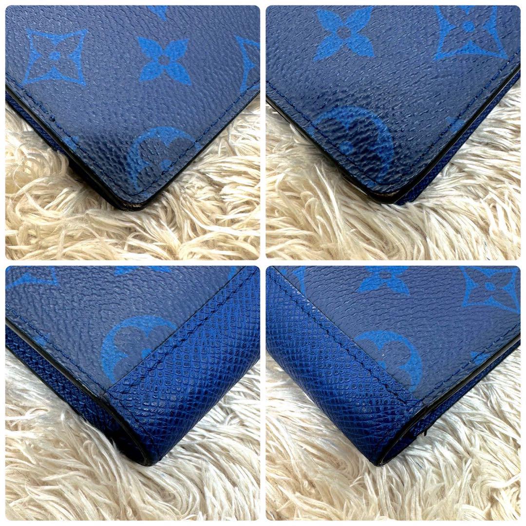 【未使用級】ルイヴィトン 長財布 ブルー タイガラマ モノグラム M30297
