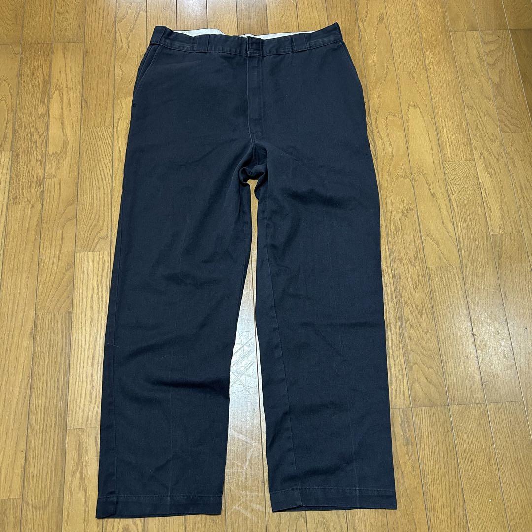 【極太】Dickies 90s 874 USA製 Talon ブラック