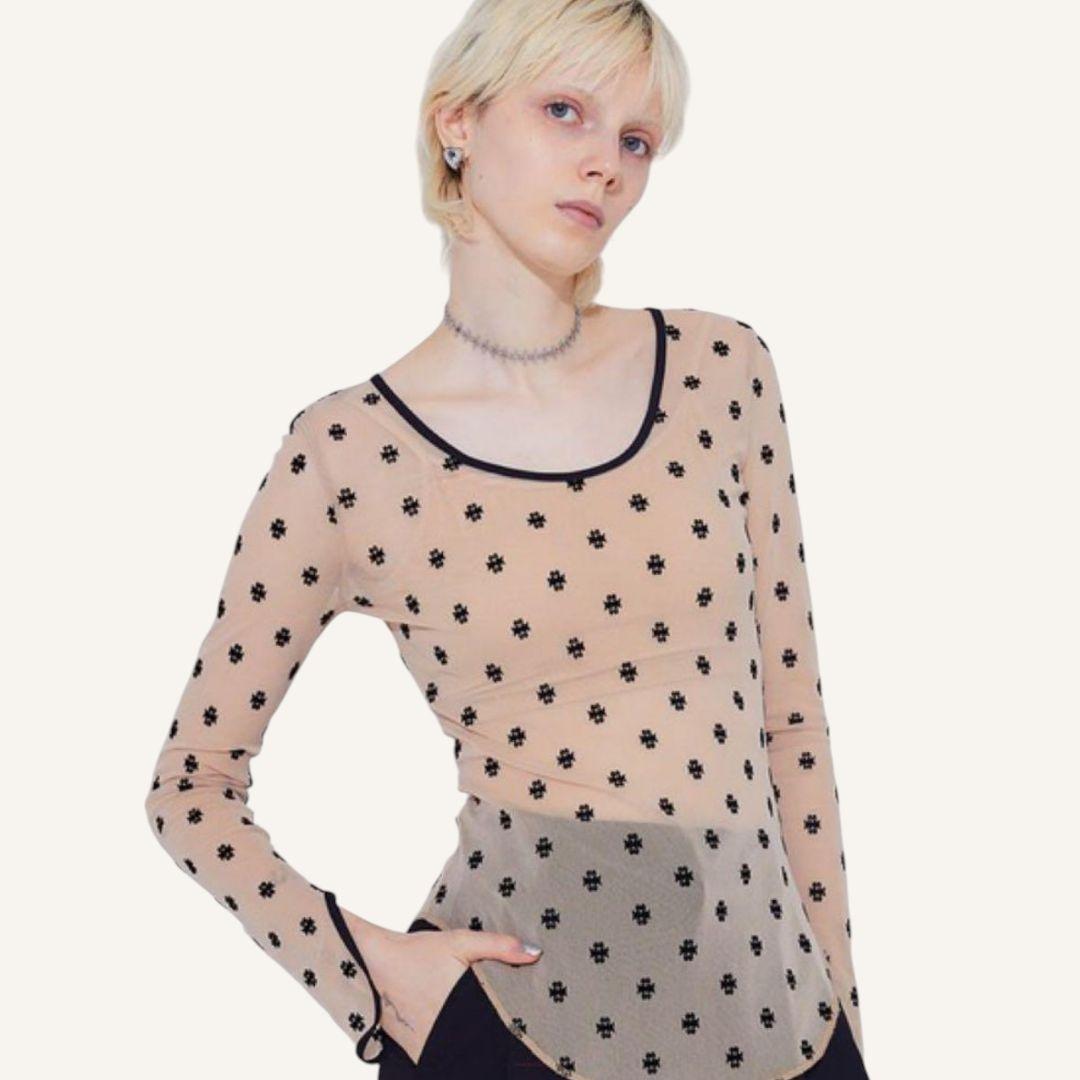 【美品】SORIN SWAN LAKE U-NECK TOP Uネックトップス