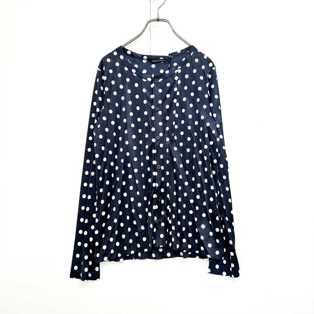 ★Y's Yohji Yamamoto ドット柄 ワッシャー加工 カーディガン 5,057円