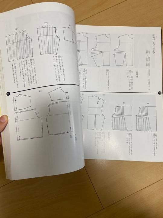 クリスマスファッション パターンメイキングの原理 参考書