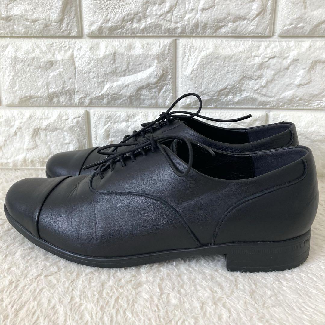 未使用級　chausser トラベルシューズ レザー　35 (22.5)