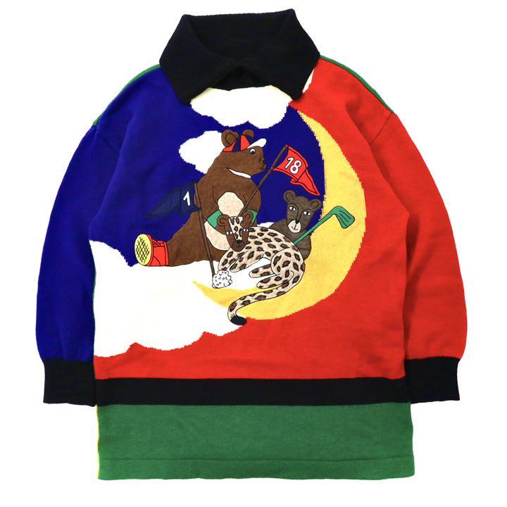 CASTELBAJAC SPORT ビッグサイズ キャラクターニットセーター 1