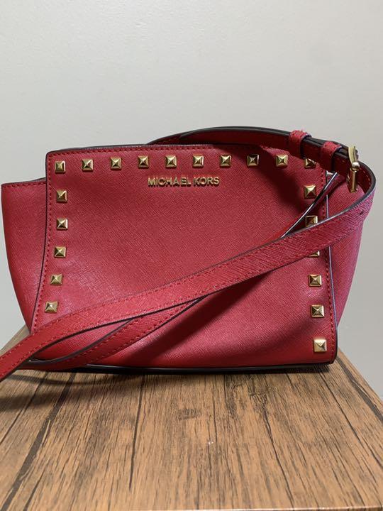 MKショルダーバック　レディース　赤色