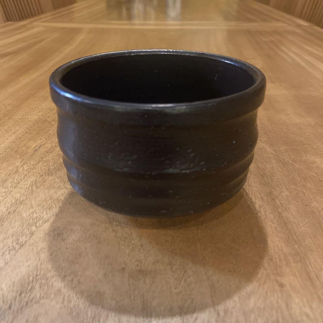 黒織部抹茶茶碗