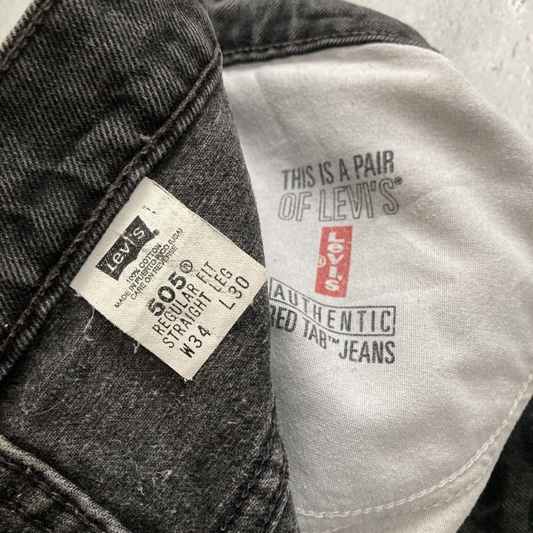 パンツ 90's Levi's 505 Sulfur Black PuertoRico
