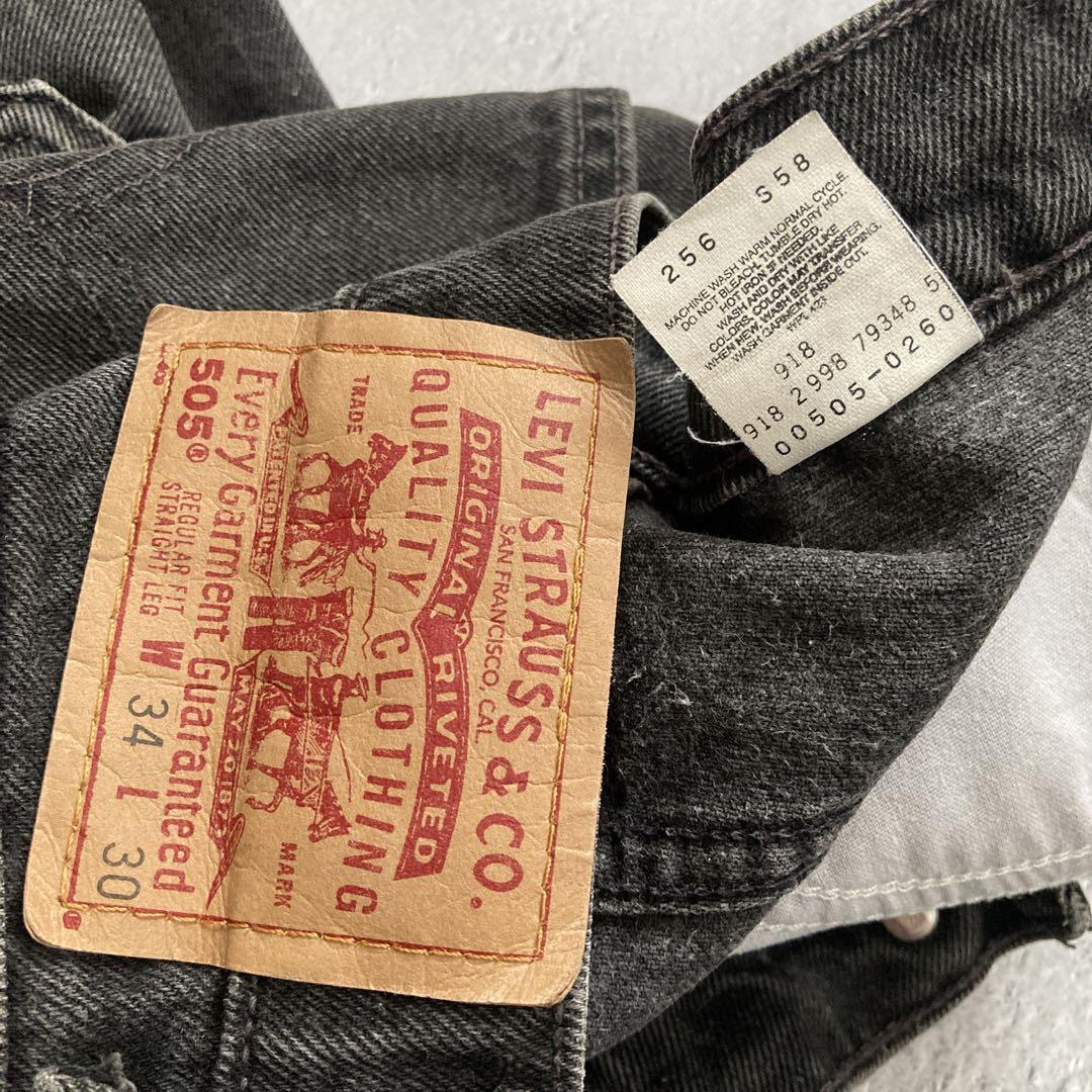 パンツ 90's Levi's 505 Sulfur Black PuertoRico