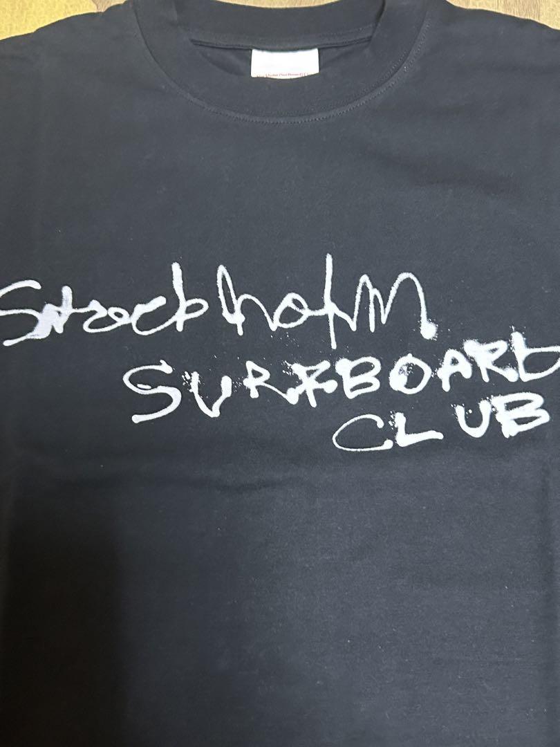 新品 Stockholm Surfboard Club ロゴTシャツ M
