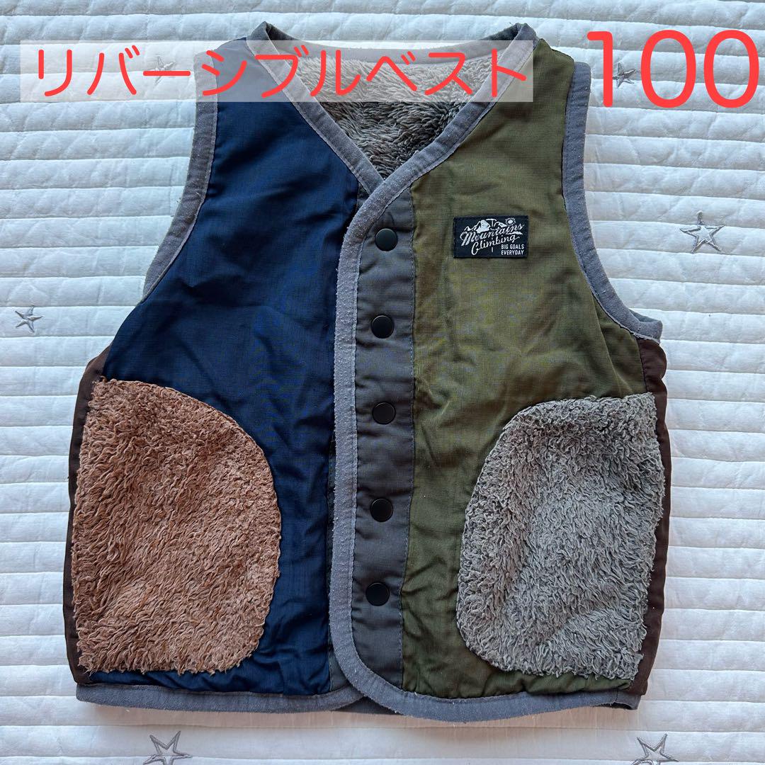 リバーシブルベスト 100