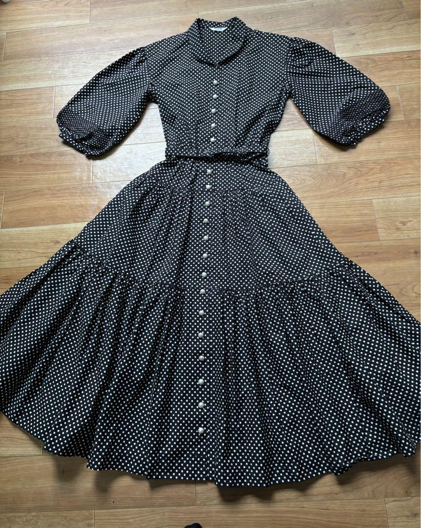 美品 インゲボルグ ロングワンピース 画像1