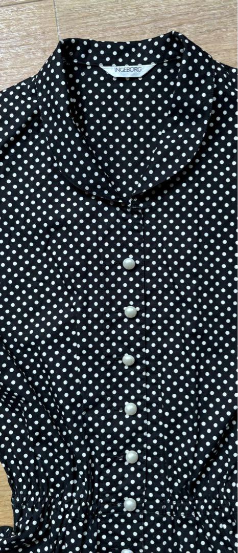 美品 インゲボルグ ロングワンピース 画像5