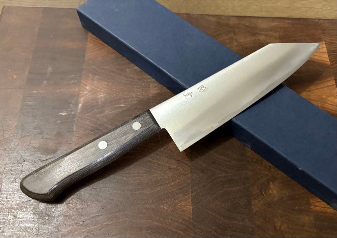 國重 高村刃物 SG2 粉末ハイス 切付 文化包丁 165mm 包丁 三徳目立った傷や汚れなし