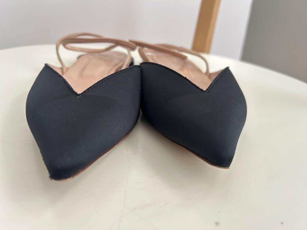 【美品】PIPPICHIC パンプス23CM BLACK