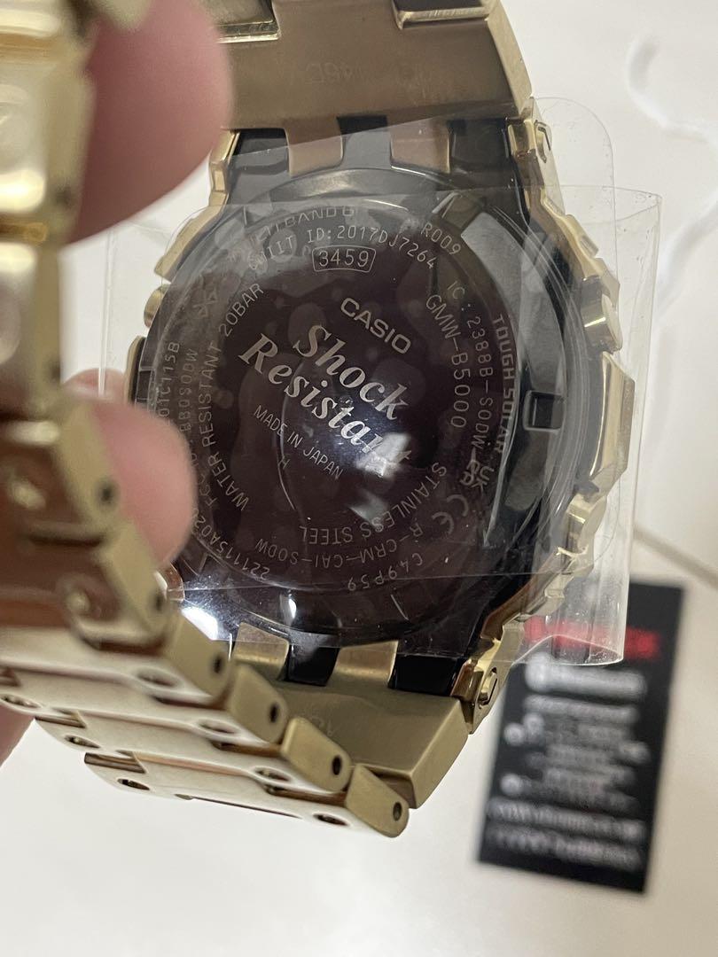 CASIO G-SHOCK GMW-B5000CD-9JF ゴールド