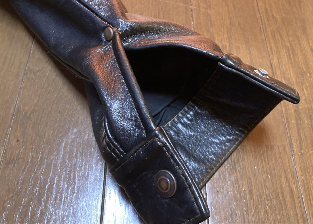 美品 茶芯 ハイラージレザーズ ノーマン カスタム　馬革 38 ラングラータイプ