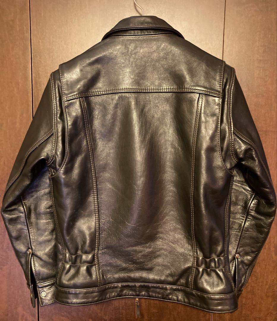 美品 茶芯 ハイラージレザーズ ノーマン カスタム　馬革 38 ラングラータイプ