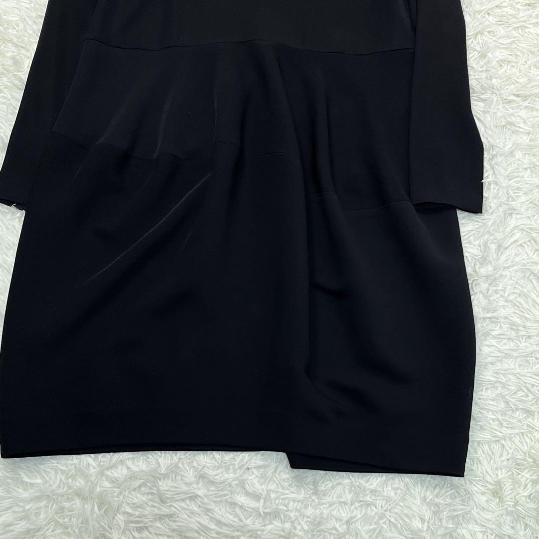 【美品】YOKO CHAN ウエスト切替デザイン ワンピース オーバーシルエット