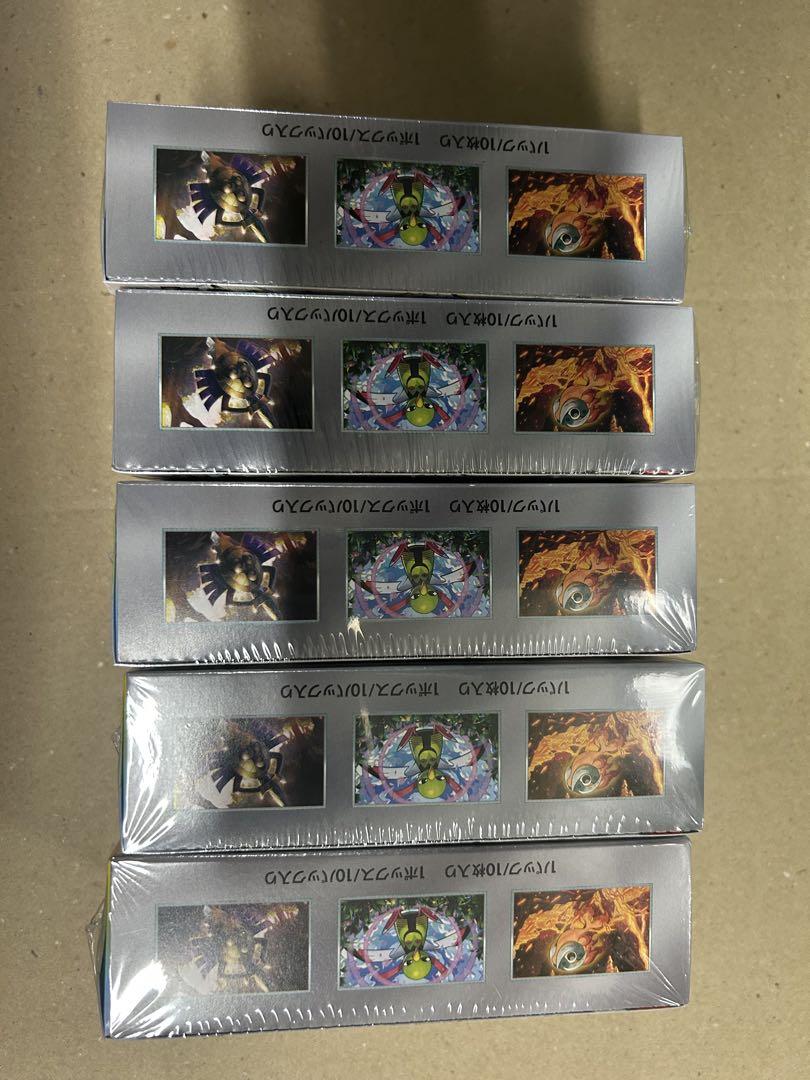 ポケモンカードゲーム テラスタルフェスEX BOX 5個セット　シュリンク付