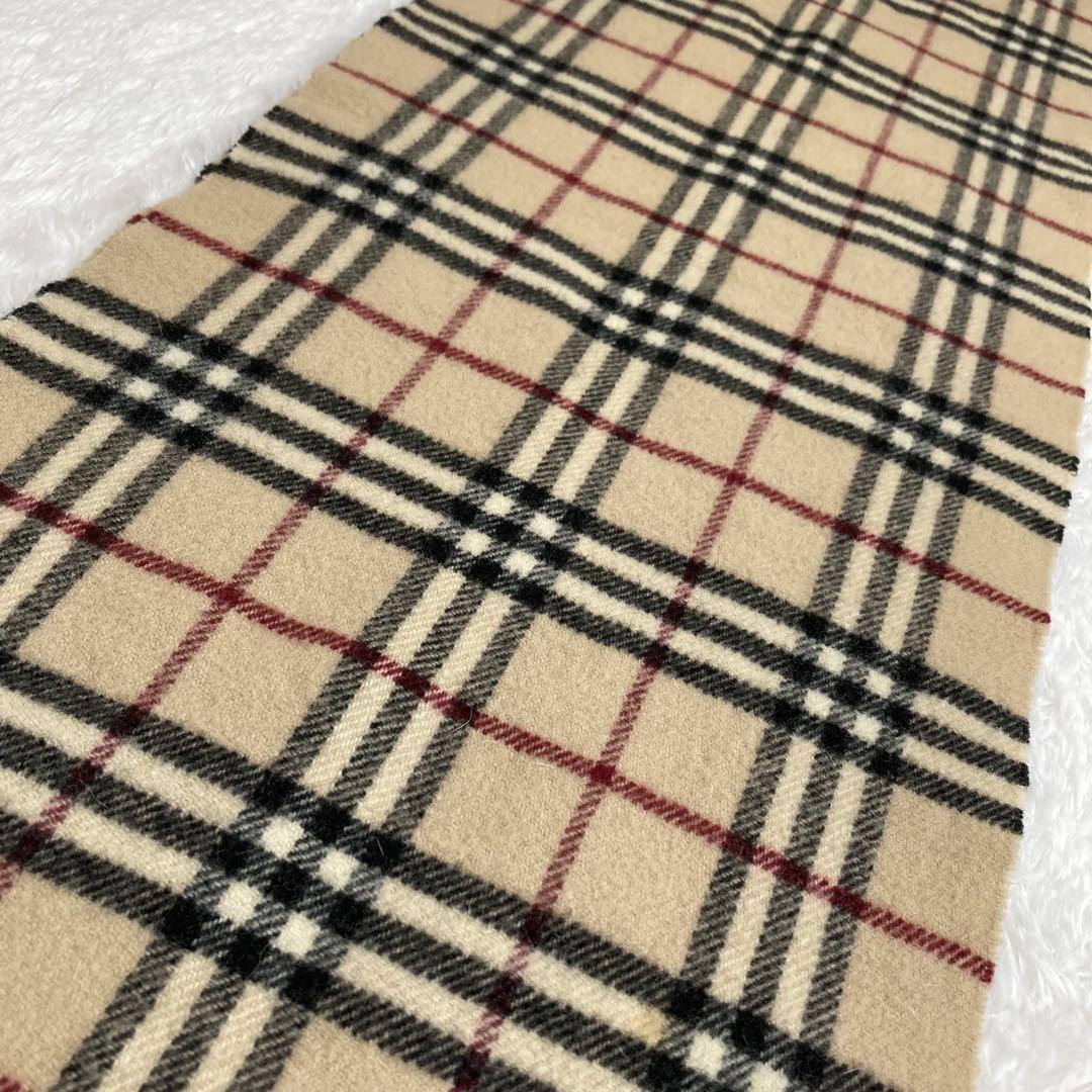 【美品】バーバリー ロンドン マフラー ノバチェック ベージュ ロング