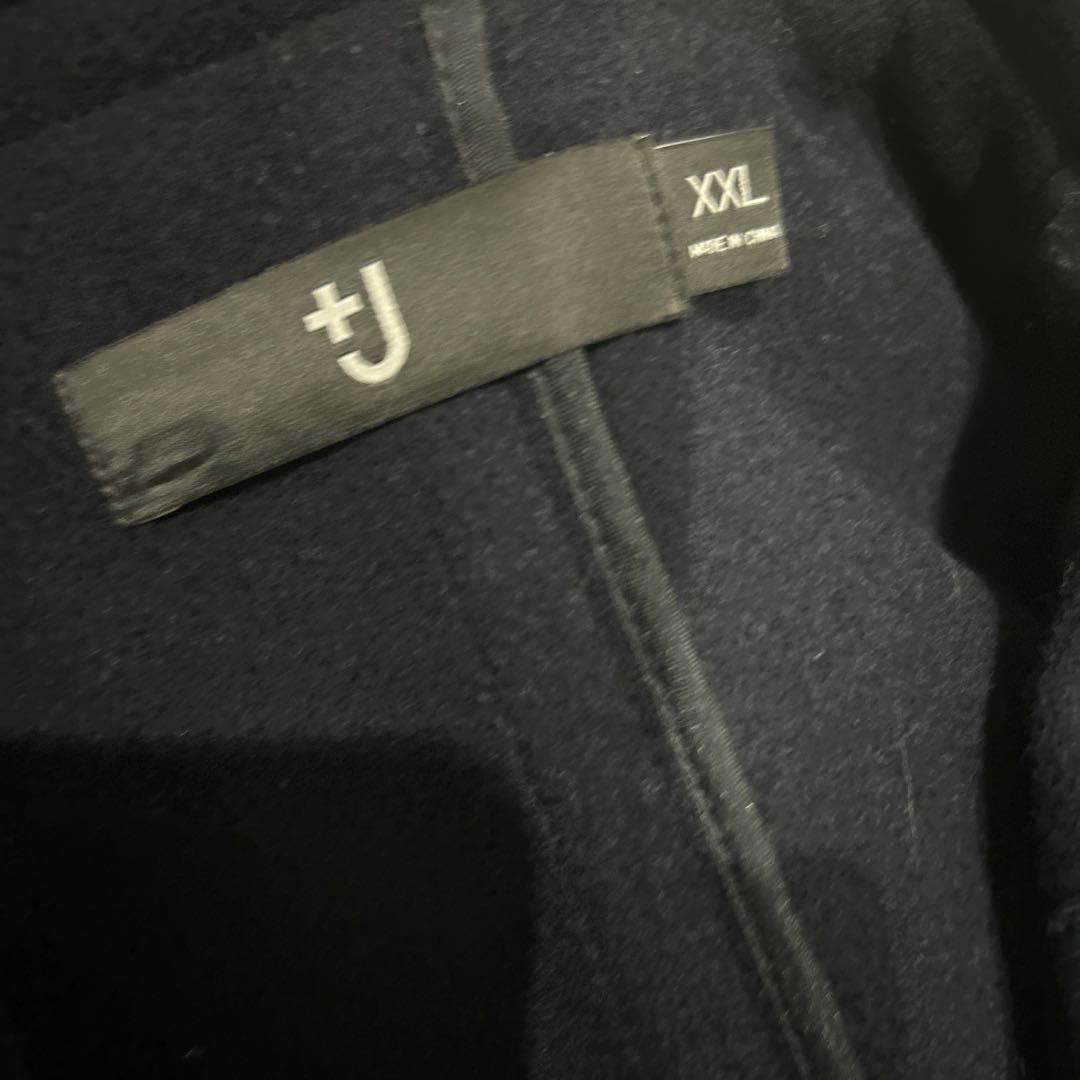 【極美品】ユニクロ　ジルサンダー　ダッフルコート　ネイビー　大きいサイズ　XXL