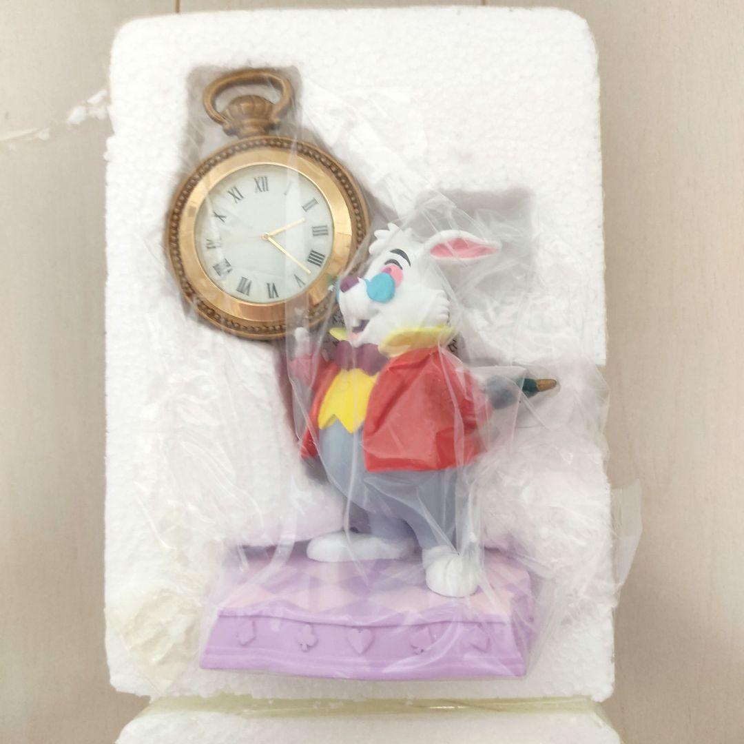 ディズニー ホワイトラビット 置時計