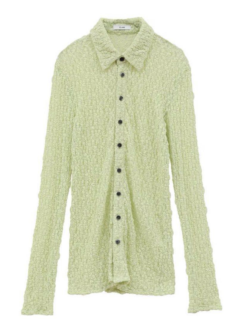 【タグ付新品】CLANE LADY LACE SHIRT MINT