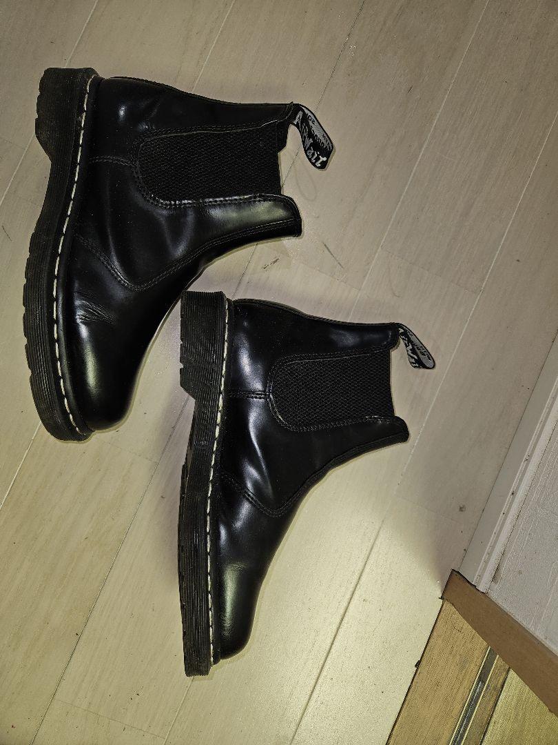 Dr.Martens　黒 レザー チェルシーブーツ タウンシューズ