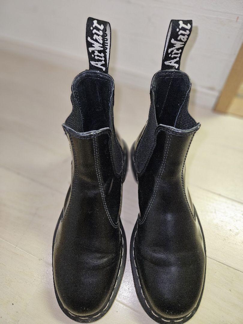 Dr.Martens　黒 レザー チェルシーブーツ タウンシューズ