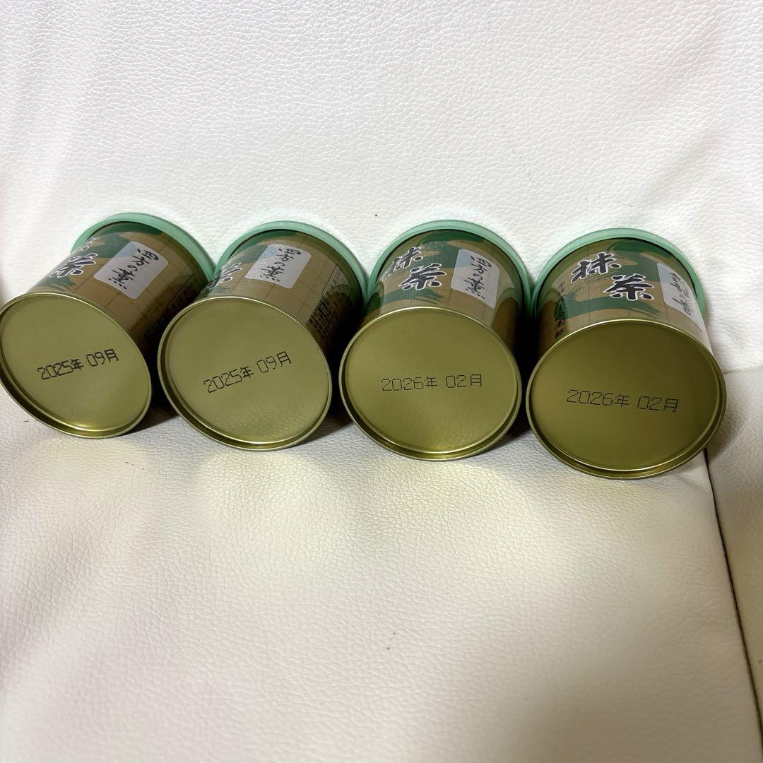 山政小山園30g缶（さみどり、四方の薫、式部の昔、先陣の昔