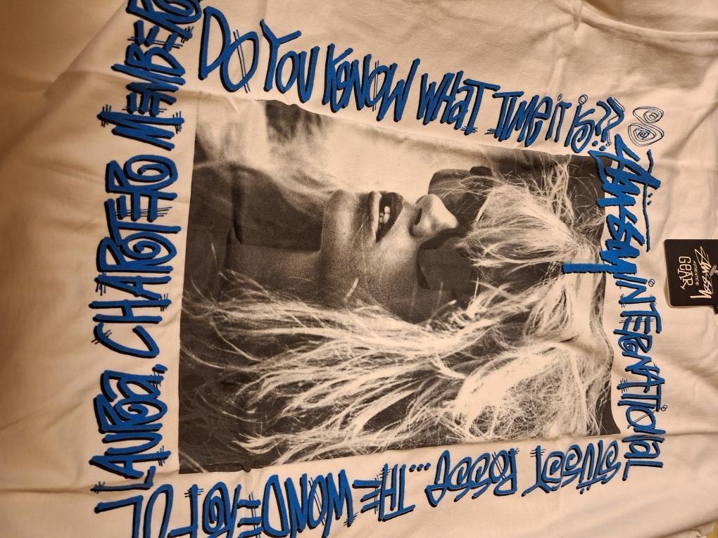 dead stock! old stussy LAURA tee tシャツ L