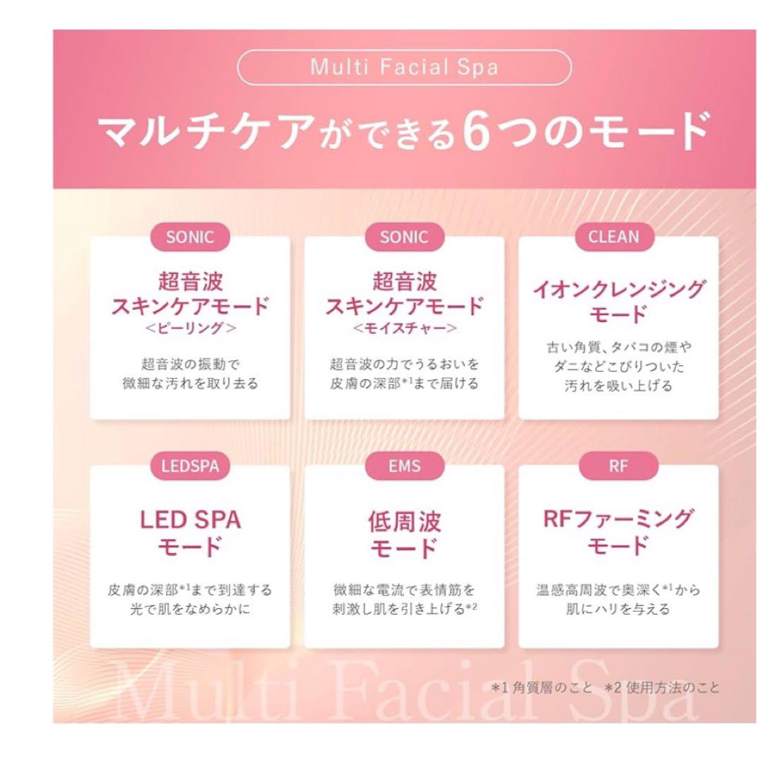 新品未開封　PLUES Multi Facial Spa 美顔器