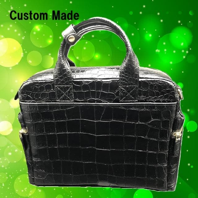 レザー ビジネスバッグ ダークブルー P_Holmes ダークブルー レザー