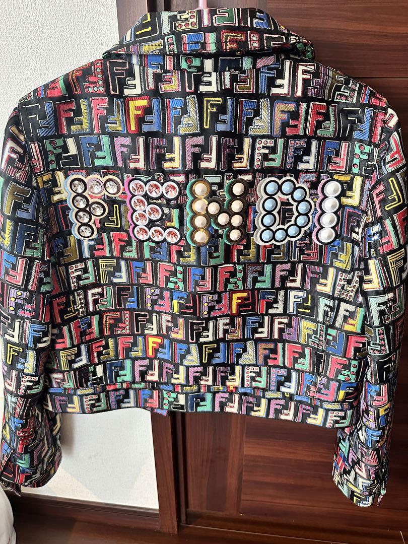 FENDI マルチカラー総柄ジャケット