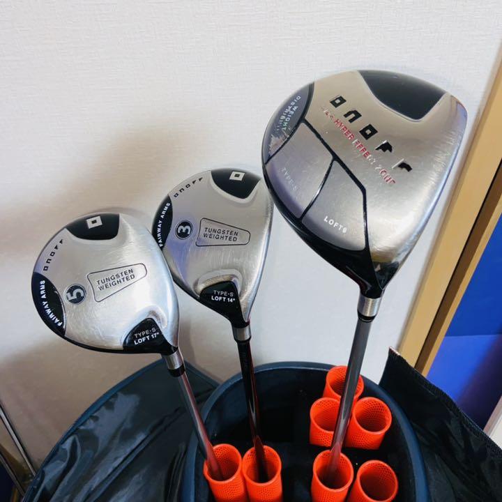 オノフ　2013年TYPE-S 黒　1W,3W,5Wの3本セット