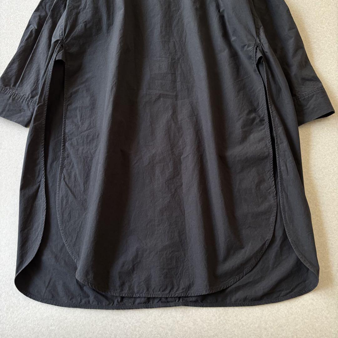 美品】KENJI HIKINO サイドスリットロングシャツワンピース