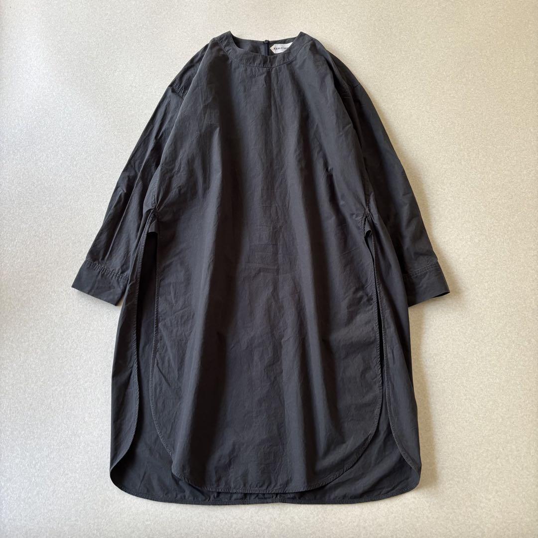 美品】KENJI HIKINO サイドスリットロングシャツワンピース