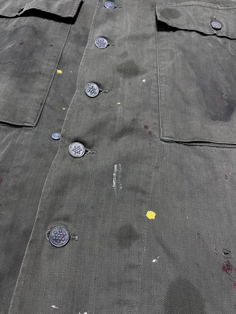 【vintage】M-43 ARMY アメリカ軍 ヘリンボーン PW POW vintage】希少 M-43 ARMY アメリカ軍 ヘリンボーン PW