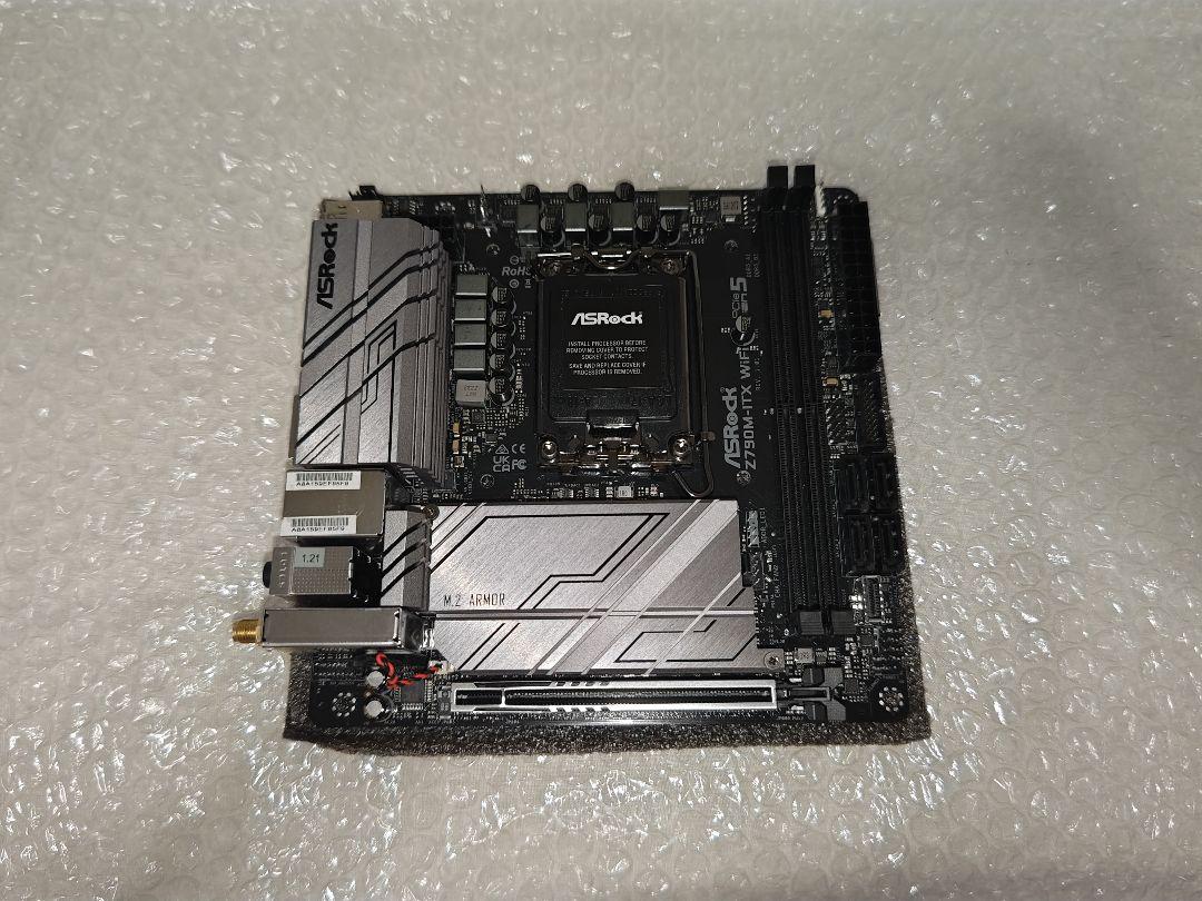 美品 ASRock Z790M-ITX WiFi 最新BIOS更新済み - メルカリ