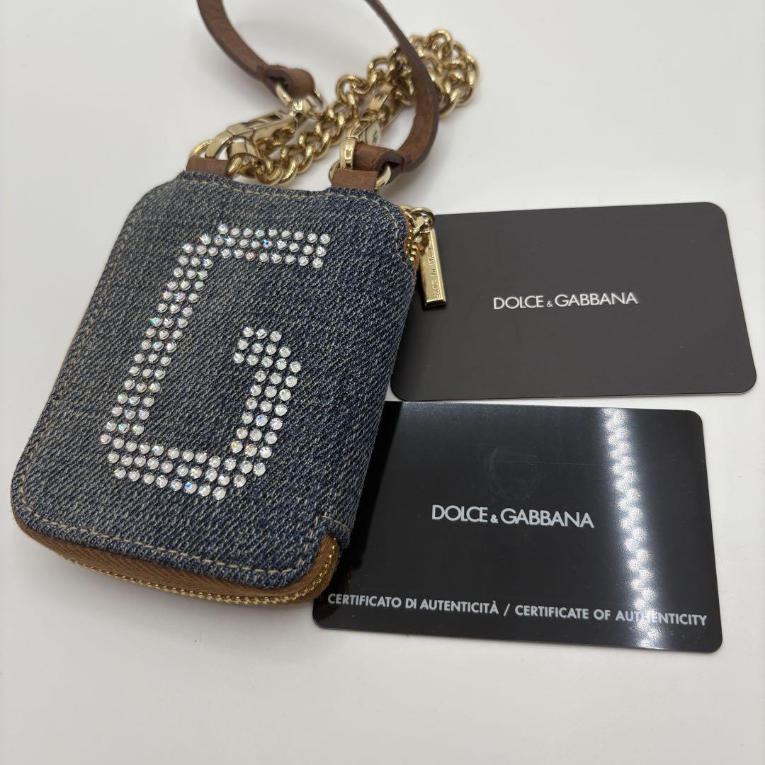 Dolce & Gabbana デニムカードケース　小物入れ　ミニポーチ